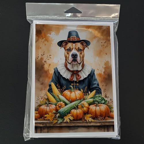 Caroline's Treasures Pit Bull Terrier Dogs Blank 5x7 Note Cards Set of 8 - Image 3