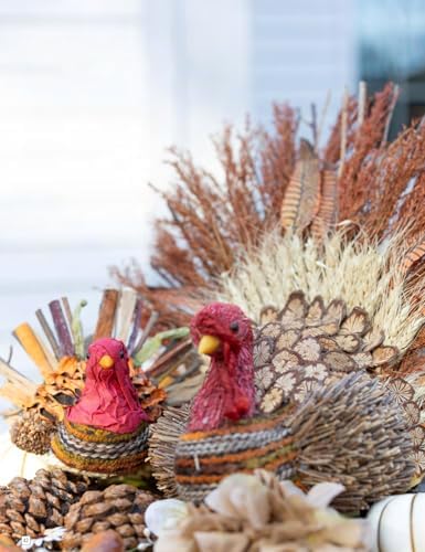 Boston International Fall Tabletop Figurine, Small, Twig Turkey - Image 2