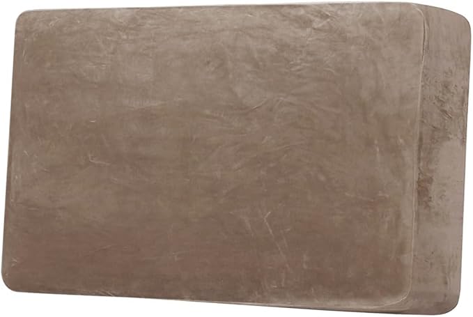 H.VERSAILTEX Velvet Stretch Individual Couch Cushion Cover Plush Slipcover for Loveseat Sofa Seat Furniture Protector Cover (1 Piece Loveseat Cushion Cover, Camel)
