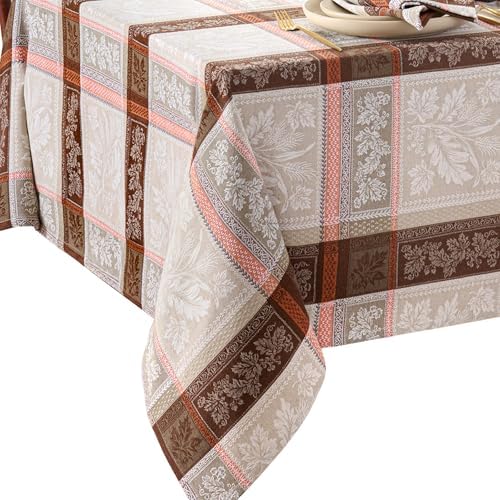 Threadmade Windswept Harvest Jacquard TC, Multicolor - 60" W x 84" L by ElreneHomeFashions