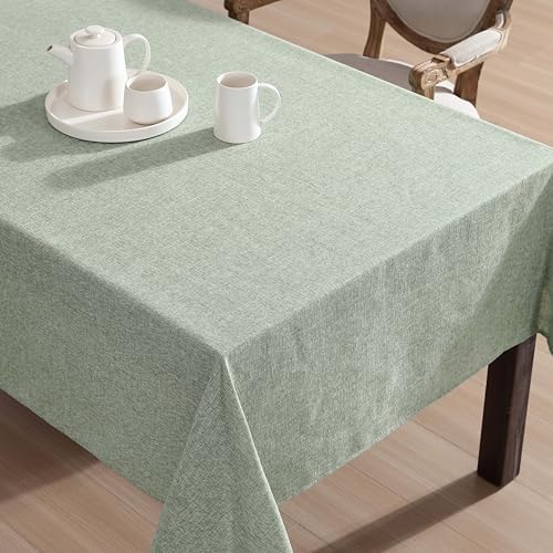 Laura Ashley Harper Tablecloth, 60" x 84", Sage - Image 3