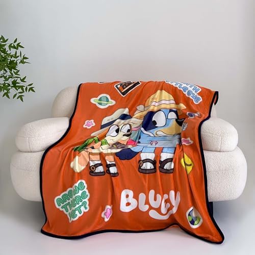 Northwest Bluey Silk Touch Throw Blanket, 46" x 60", Road Trip