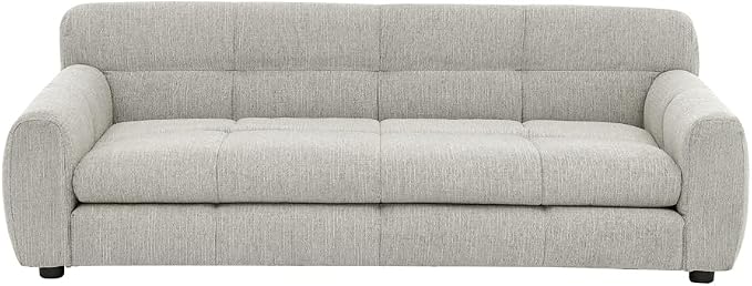 Dog Couch Bed with Backrest and Armrest, Durable Pet Sofa with Soft Foam Cushion, Elevated Dog Couch Bed with Legs for Medium and Large Dogs, Beige