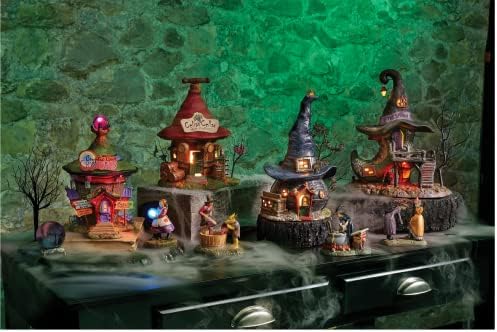 Department 56 Snow Village Halloween Cryptic Cave Crystals Lit Building, 7.68 Inch, Multicolor