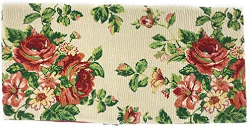 Tache Home Fashion VEG11712-1TR-1372 Sunflower Field Scarecrow Thanksgiving Autumn Harvest Country Farmhouse Vintage Decorative Woven Tapestry Table Runners, 13x86 - Image 2