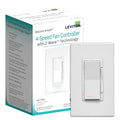 Leviton Decora Smart Fan Speed Controller, Z-Wave Plus, ZW4SF-1RW, White