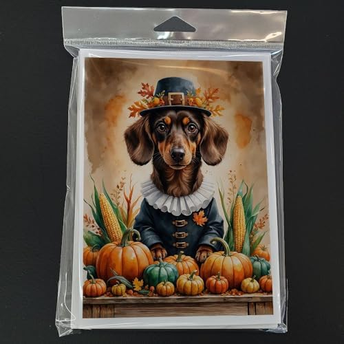 Caroline's Treasures Dachshund Dogs Blank 5x7 Note Cards Set of 8 - Image 3