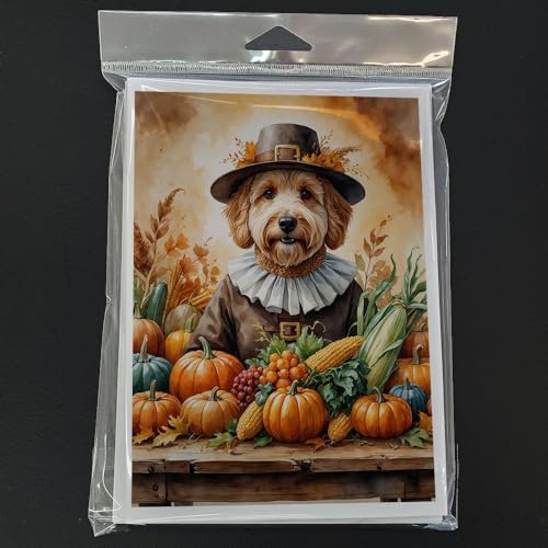 Caroline's Treasures Goldendoodle Dogs Blank 5x7 Note Cards Set of 8 - Image 3