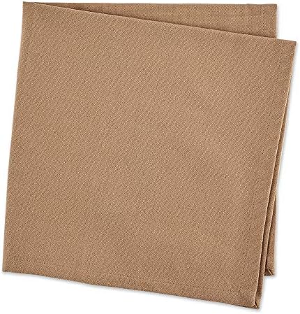 DII Solid Napkin Set Collection, 20x20, Stone, 6 Piece - Image 2