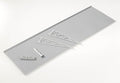 LTL Home Products Puzzle Metal Silver Wall Shelf Kit, 11" x 36", with Bridge Silver Bracket