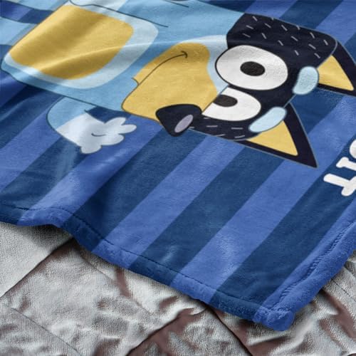 Northwest Bluey Silk Touch Throw Blanket, 50" x 60", Roll Call Bandit