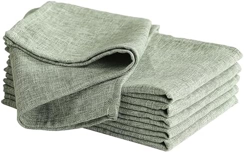 Laura Ashley Harper Set of 6 Napkins, 18" x 18", Sage by LauraAshley