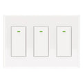 Smart Light Switch Compatible with Alexa and Google Assistant, WiFi Controlled, Schedule and Remote Access, Neutral Wire Required (3 Gang Smart Switch)