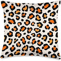 It’s Fall Y'all Pumpkin Leopard Print Thanksgiving Pattern Throw Pillow by Unknown