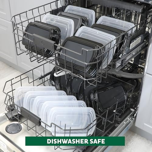 Freshware Meal Prep Containers [45 Pack] 38 oz Food Containers with Lids - Image 7