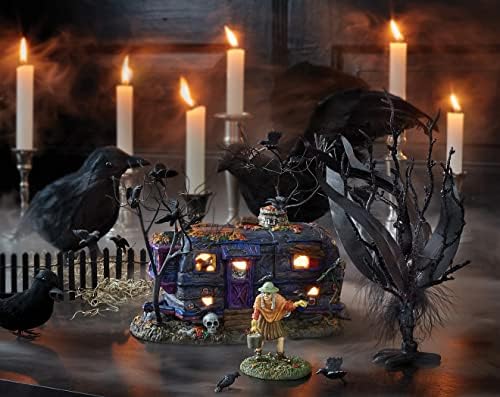 Department 56 Snow Village Halloween Accessories Crow Hag Figurine, 3.75 Inch, Multicolor