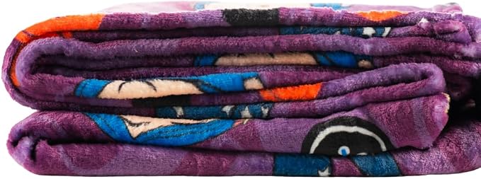 Coraline Button Eyes Halloween Bedding Super Soft Cozy Plush Throw, 46 in x 60 in, (Officially Licensed Product) by Franco