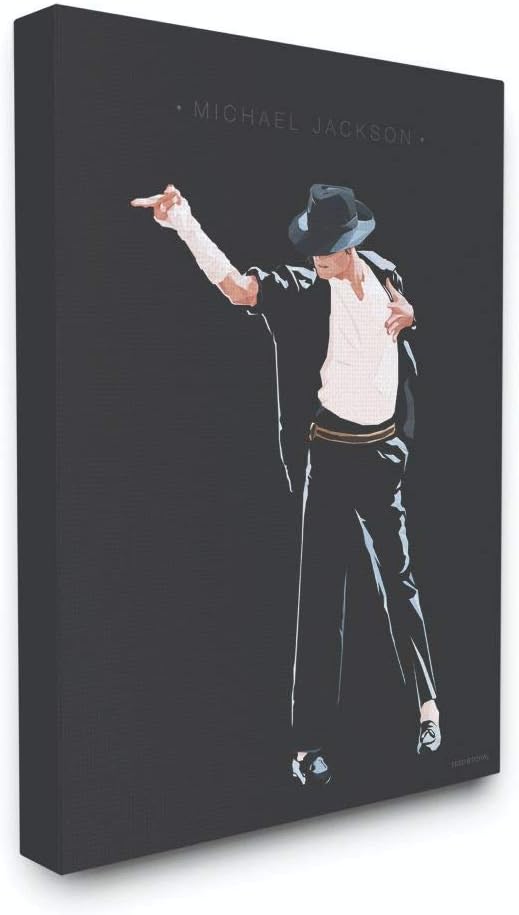 Stupell Industries Michael Jackson Famous People Characters Fashion Design, 36 x 48, Proudly Made in USA
