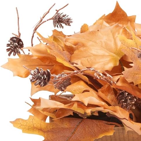 SAFAVIEH Home Collection 30-inch Decorative Artificial Maple Leaf Wood Planter Arrangement (Fully Assembled) - Image 6