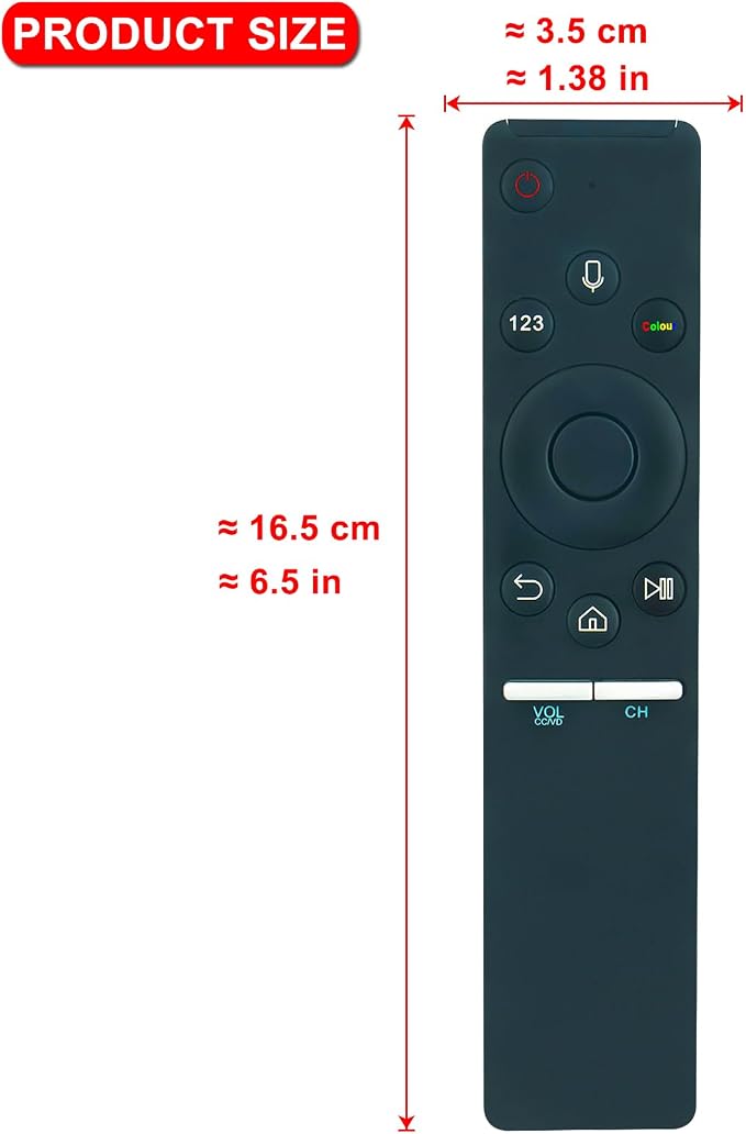 New BN59-01292A BN5901292A Voice Remote Control fit for Samsung 2017 UHD Smart TV MU9000 MU900D MU8500 MU7600 MU7500 MU7100 MU7000 MU6500 MU650D MU6300 MU630D Series and 2018 UHD Smart TV