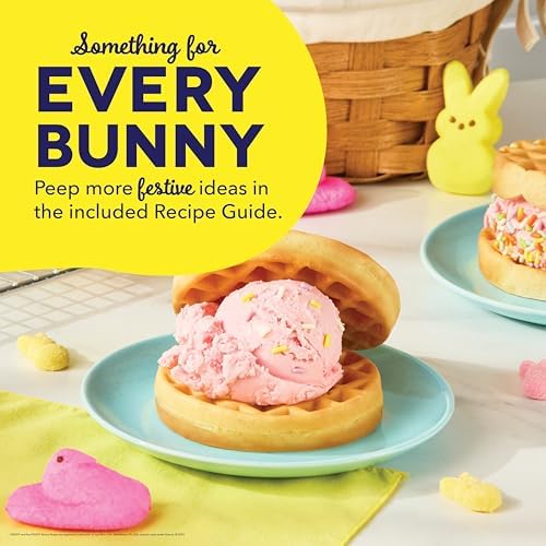 Dash & PEEPS Chick Mini Waffle Maker, Nonstick Cooking Surface, Yellow - Image 6