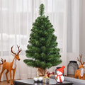 BANGTANE 2FT Mini Christmas Tree, Artificial Tabletop Spruce Xmas Tree with Lifelike Tree Top & Realistic PVC Needles, Burlap Base, Christmas, Thanksgiving Indoor Décor for Home, Office (2FT) by Unknown