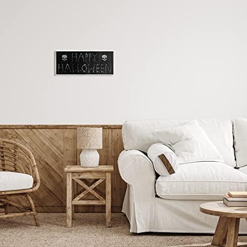 Halloween Skeleton Letters, 7 x 17 Inch Mounted Print on Wall Plaque