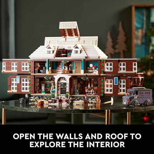 LEGO Ideas Home Alone McCallisters' House Building Set for Adults - Collectible Movie Model Kit for Office or Bookshelf Decor - Gift for Holidays or Birthdays - W/ 5 Minifigures - 21330 - Image 3