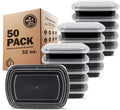 Freshware Meal Prep Containers [50 Pack] 32 oz Food Containers with Lids by Freshware