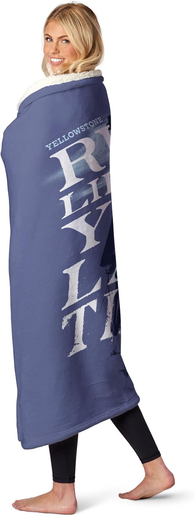 Northwest Yellowstone Silk Touch Sherpa Throw Blanket, 50" x 60", Last Time