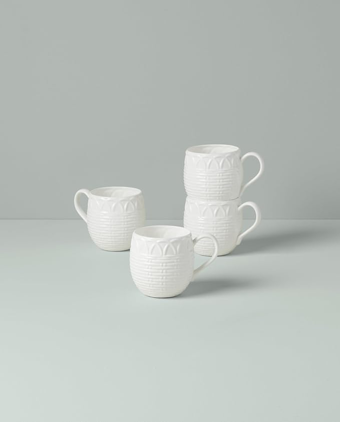 Lenox 895310 Wicker Creek Mugs, Set Of 4