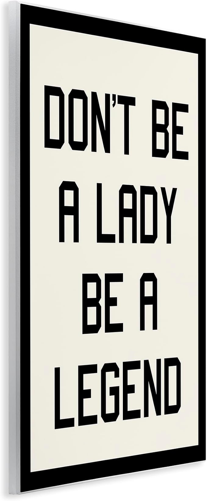 Lady Legend Inspirational, 13 x 19 Inch Mounted Print on Wall Plaque | Stupell Industries · By Lil' Rue · Ready to hang · Uplifting decor for office or bedroom · Made in USA