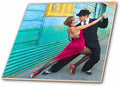 3dRose ct_85199_3 Argentina, Buenos Aires, La Boca. Tango Dancing - SA01 BJA0004 - Jaynes Gallery - Ceramic Tile, 8-Inch