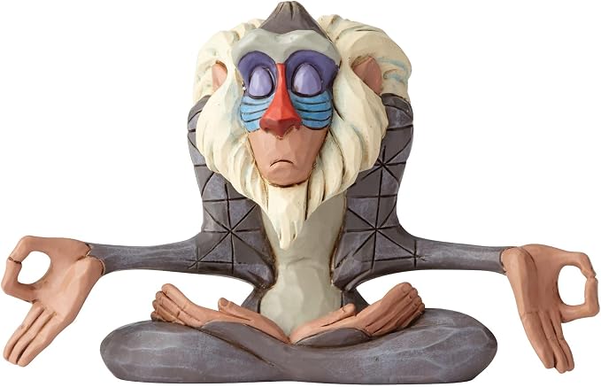 Enesco - 6000962 Disney Traditions by Jim Shore Lion King Rafiki Figurine, 3.1 Inch, Multicolor