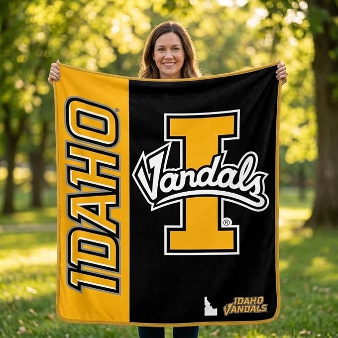 Proformance Home NCAA Idaho Vandals Endzone Ultra Soft Tailgate Throw