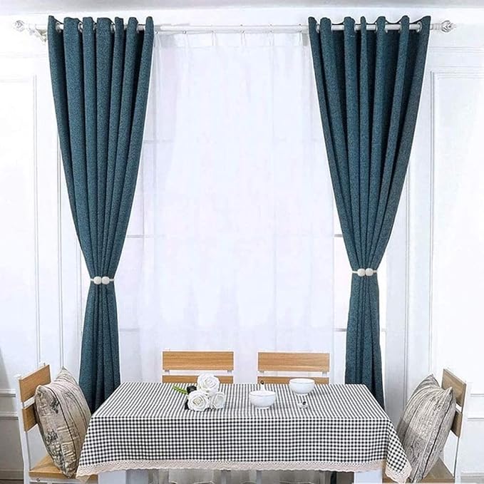 Melaluxe 6 Pack Magnetic Curtain Tiebacks, Decorative Curtain Holdbacks - Image 6