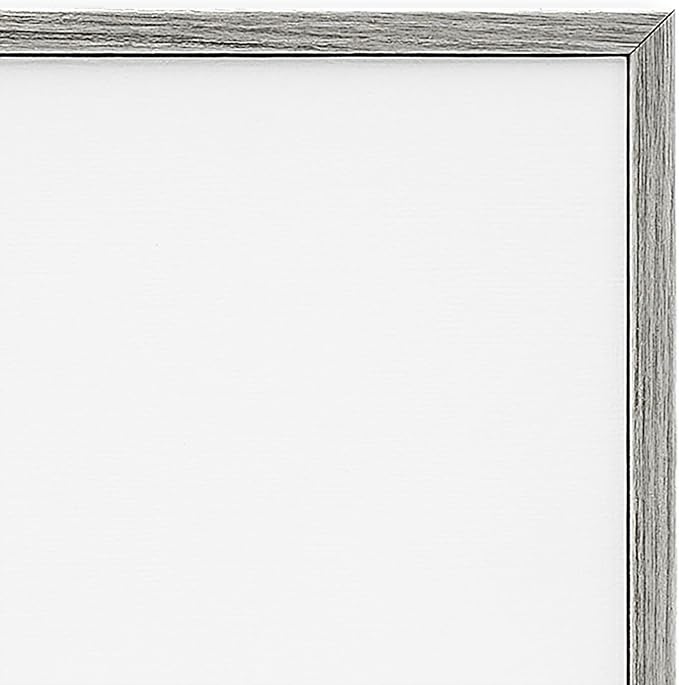 Stupell Industries Country Farm Animal Stack Cow Sheep Pig Rooster, Designed by Carol Robinson Gray Framed Wall Art, 13 x 30, Multi-Color