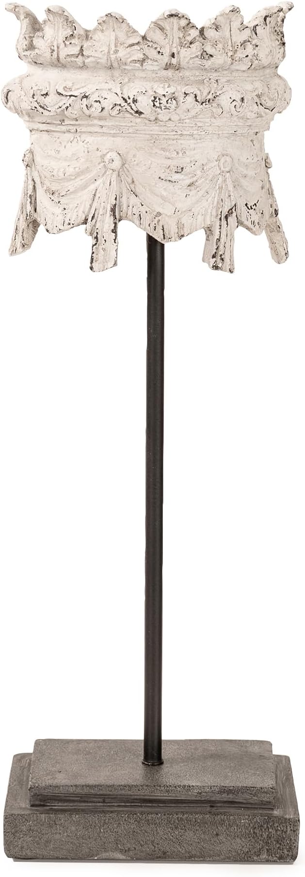 Howard Elliott Collection Artefatto I Sculpture for Home and Garden Decor, Decorative Ancient Ruin Architectural Resin Statue Figurine for Tabletop, Bookshelves and Home Decor, 3.5 x 5 x 14.5 Inch