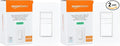 Amazon Basics Smart Dimmer Switch, Single Pole, Compatible with Alexa Only, Voice Control, 2.4 GHz Wi-Fi, No Hub Required, Neutral Wire Required, White (Pack of 2)