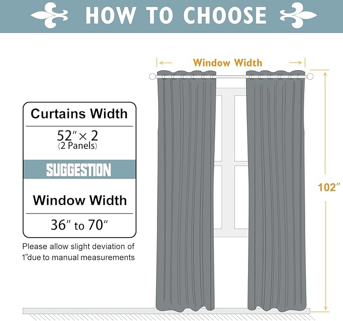 ChrisDowa Room Darkening Curtains 102 Inches Long 2 Panels Set for Living Room, Grommet Thermal Insulated Blackout Curtains for Bedroom (Pink, 52 x 102 Inch)