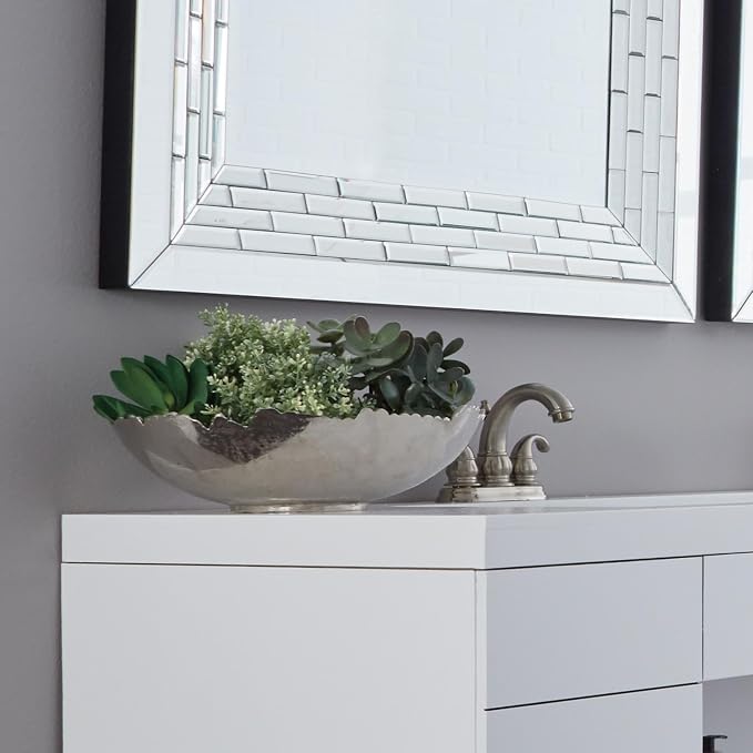 Howard Elliott Gold Broken Edge Decorative Bowl Wall Art and Centerpiece, Metal Bowl with Sculpted Edges, Modern Accent Table & Wall Decor for Home, Entryway & Living Room, 15.25 x 4.25 Inch, Medium