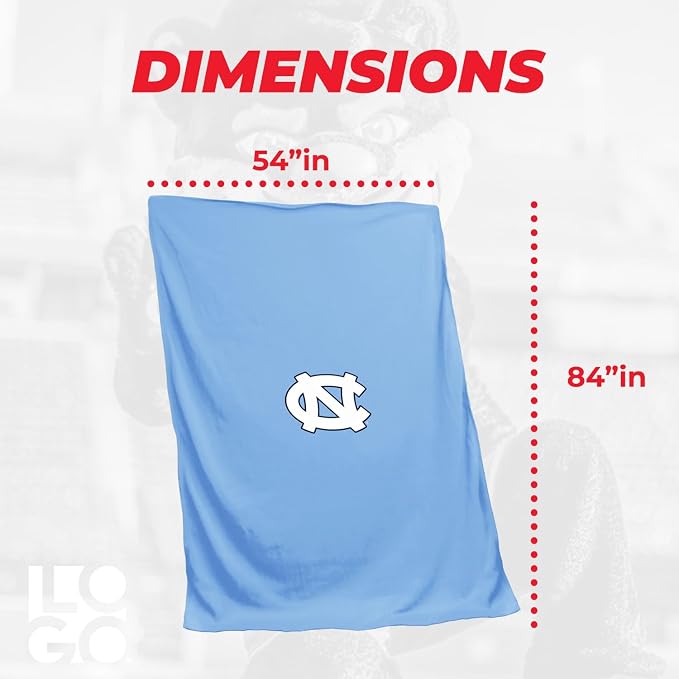 Logo Brands NCAA Unisex-Adult Sweatshirt Blanket