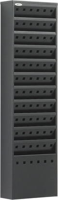 Safco 4321BL Steel Magazine Rack, 11 Pockets - Durable Wall Mounted Black Steel Construction with Optional Base - Perfect Office or School Resource Solution