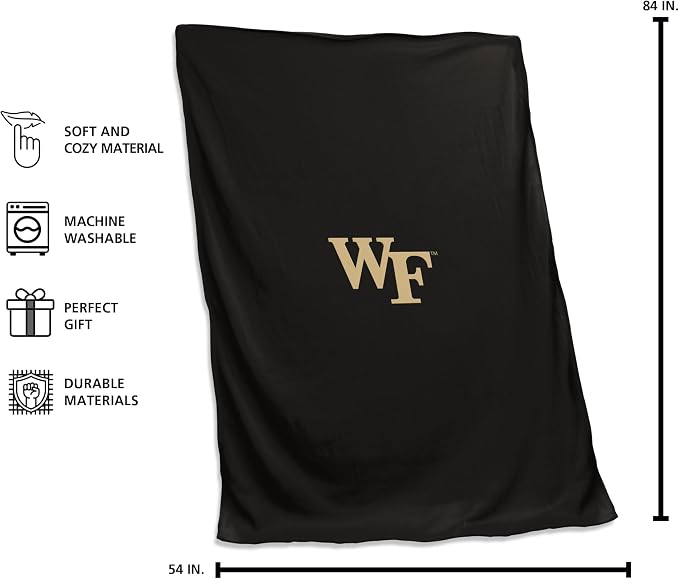 Logo Brands NCAA Unisex-Adult Sweatshirt Blanket