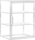 Attelite Acrylic Display Case for Collectibles Adjustable 3-Tiers，1Pack | 3 Adjustable Layers,Tool-free Assembly,Clear Display for Figures, Magnetic Door, Stackable Design,Dustproof