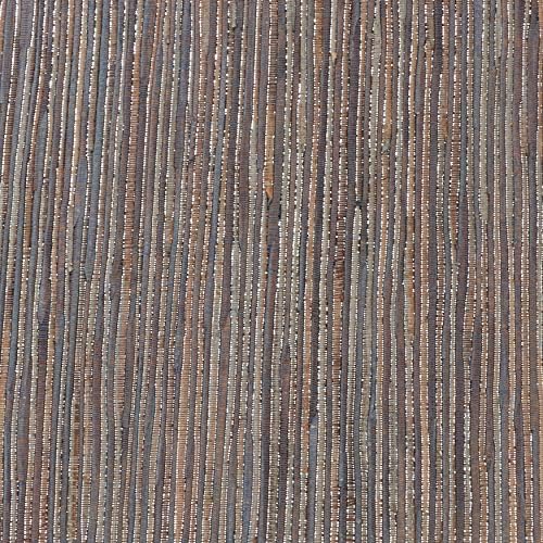 SARO LIFESTYLE Shimmering Woven Nubby Table Runner - Textured Water Hyacinth Table Runner with Sparkling Metallic Threads for Dining Tables, Everyday Entertaining and Home Décor, 14"x54", Blue-Grey - Image 3