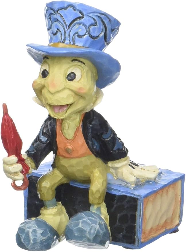 Enesco Disney Traditions by Jim Shore Pinocchio Jiminy Cricket Miniature Figurine, 2.75"