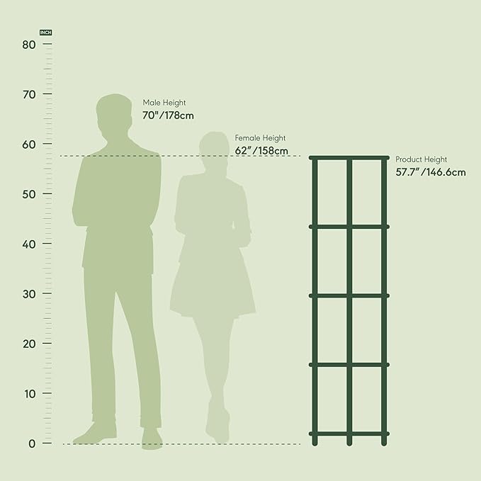 Furinno TURN-N-TUBE Corner Shelf, 5-Tier Corner Bookshelf, Open Storage Shelves, for Organization and Storage, Living Room, Home Office, Garage, Bedroom, Espresso