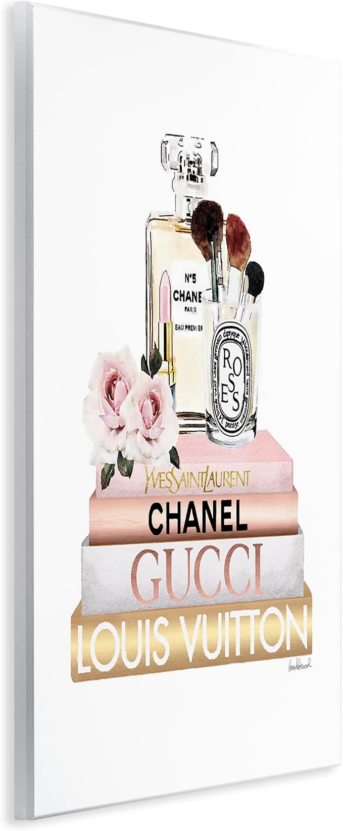 Glam Cosmetics on Fashion Books, 10 x 15 Inch Mounted Print on Wall Plaque | Stupell Industries · By Amanda Greenwood · Ready to hang · Made in USA