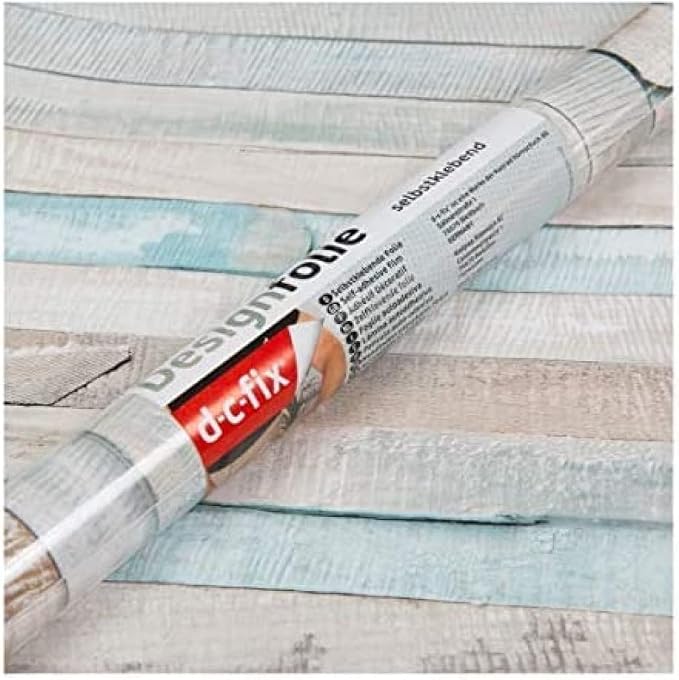 d-c-fix FA346-8131-4 Decorative Self-Adhesive Film, Beechwood, Large 26”x 78" Roll, 4-Pack